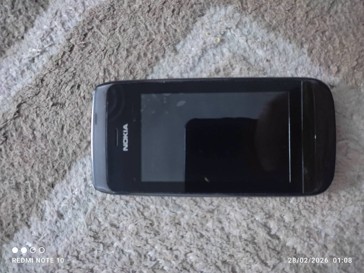 جهاز نوكيا لمس للبيع يحتاج بطاريه مع قبغ سعر مع توصيل 18الف ***********

نص مكتوب في الصور:
- REDMI NOTE 10
- 28/02/2026 01:08
- REDMI NOTE 10 28/02/2026 01:08