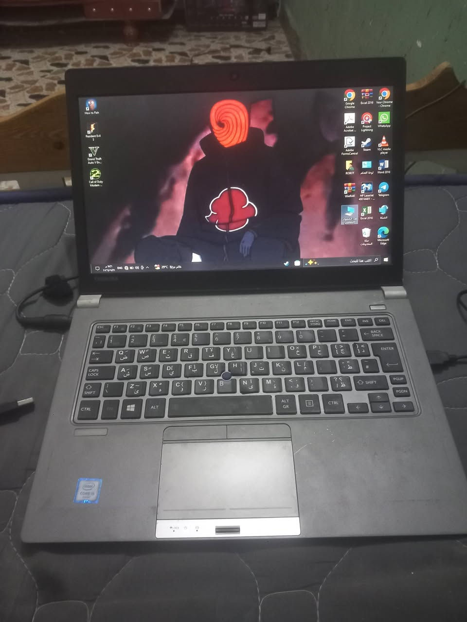 االسلام عليكم عندي هاي الحاسبه TOSHIBA نضيهة ذاكرتهة 256و معالج كور اي5الجيل6 اريدهة مروس بجهاز دندا سويج او اي جهاز اريه نضام ويندوز و بي محاكيات العاب او ابيعهة انطي سعر و ابيع بس لا تكسر بيهة رقمي *********** موجود واتساب

نص مكتوب في الصور:
- حول
- ذاكرة RAM المثبتة
- ٨,٠٠ غيغابايت
- DDR3
- المعالج
- Intel(R) Core(TM)
- i5-6200U CPU @
- 2.30GHz
- 2.40 GHz
- بطاقة الرسومات
- 128 MB
- Intel(R) HD Graphics 520
- مساحة التخزين
- 238 GB
- تم استخدام ١٣٨ GB من ٢٣٨ GB
- إعدادات الأجهزة
- سطح مكتب بعيد
- حماية النظام
- إعدادات النظام المتقدمة
- إعادة تسمية جهاز الكمبيوتر الشخصي هذا (متقدم)
- إعادة تسمية هذا الكمبيوتر
- نسخ
- الحصول على مساعدة
- تقديم تعليقات
- مواصفات الجهاز
- اسم الجهاز
- DESKTOP-TU2Q530
- PORTEGE Z30-C
- Intel(R) Core(TM) i5-6200U CPU @ 2.30GHz 2.40 GHz
- Intel(R) HD Graphics 520 (128 MB)
- 238 GB SSD SSD 256GB
- معرف الجهاز
- 8B0EF3BD-CE67-4822-BF91-8F63841978EB
- معرف المنتج
- 00326-10000-00000-AA582
- نوع النظام
- نظام تشغيل بإصدار ٦٤ بت ومعالج يستند إلى x64
- القلم واللمس
- لا يتوفر إدخال باللمس أو بالقلم لجهاز العرض هذا
- ١١:٤٧ م
- ٢٠٢٦/٠٩/١١
- ENG
- 29°C
- عالم جزئيا