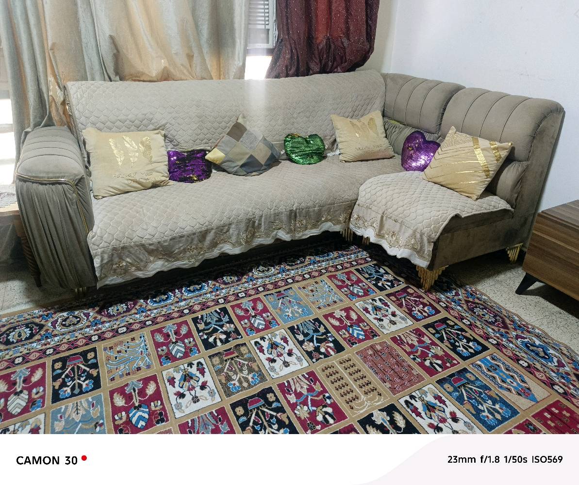 كنب ١٠ مقاعد • ديوان • تلفزيون ٦٥ بوصة