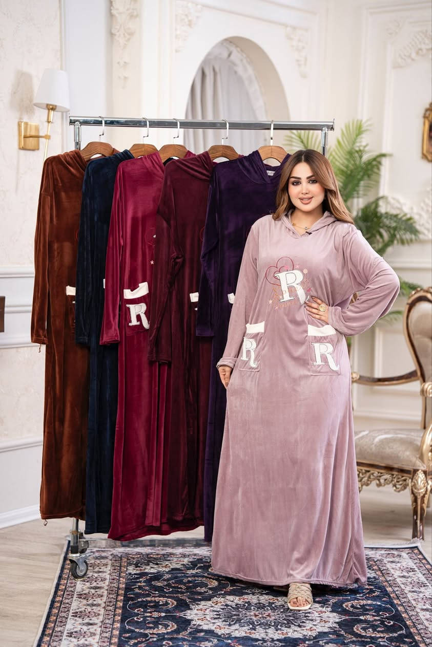 دشداشة نسائي • مخمل سوفت • مقاسات L-3XL