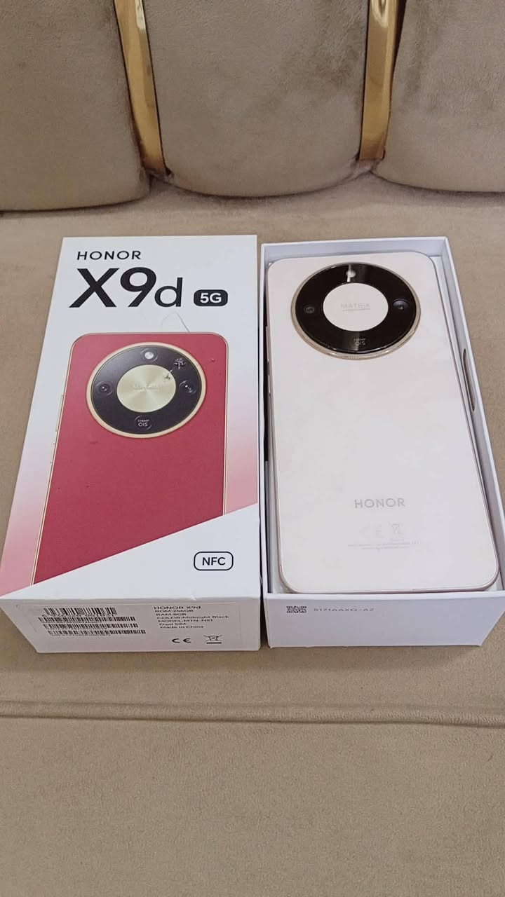 📱 Honor X9d
• ذاكرة 256GB
• كاميرا 108MP 📸
• شاشة AMOLED 120Hz
• بطارية 8300mAh 🔋@
• شحن سريع 66W ⚡
• مستخدم اقل من شهر✨
• كامل الملحقات
العنوان كركوك
سعره 450وبي مجال قليل 
رقم ***********
واتساب
