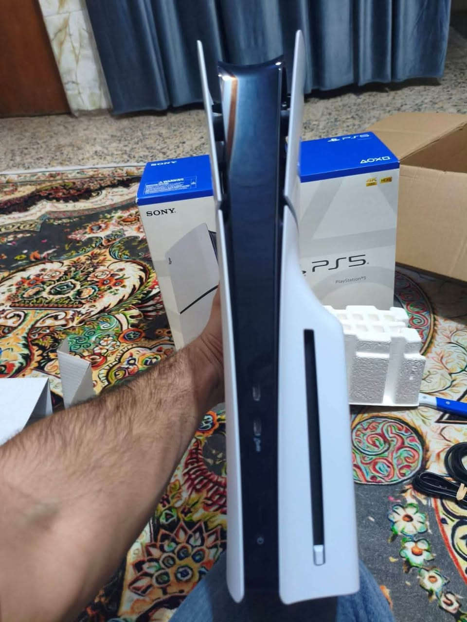 سلام عليكم من رخصة الادمن بلي 5 سلم جهاز نضيف يخبل بلي العاب كامل مكمل مهكر نضام 10.01 ارقى نضام كامل ملحقات سعر 950 وبي مجال للطيبين مكان كربلاء رقم :  *********** واتس موجود وشكرا🤍
