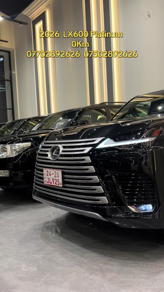 #iran #iraq #kurdistan #erbil #lexus  2026  LX600 Platinum 0Km  ***********   ***********

نص مكتوب في الصور:
- 2026 LX600 Platinum
- 0Km
- *********** ***********
