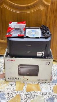طابعه كانون LBP6030B ليزري ابيض واسود الكاترج باودر بعده مال شركه بيها...