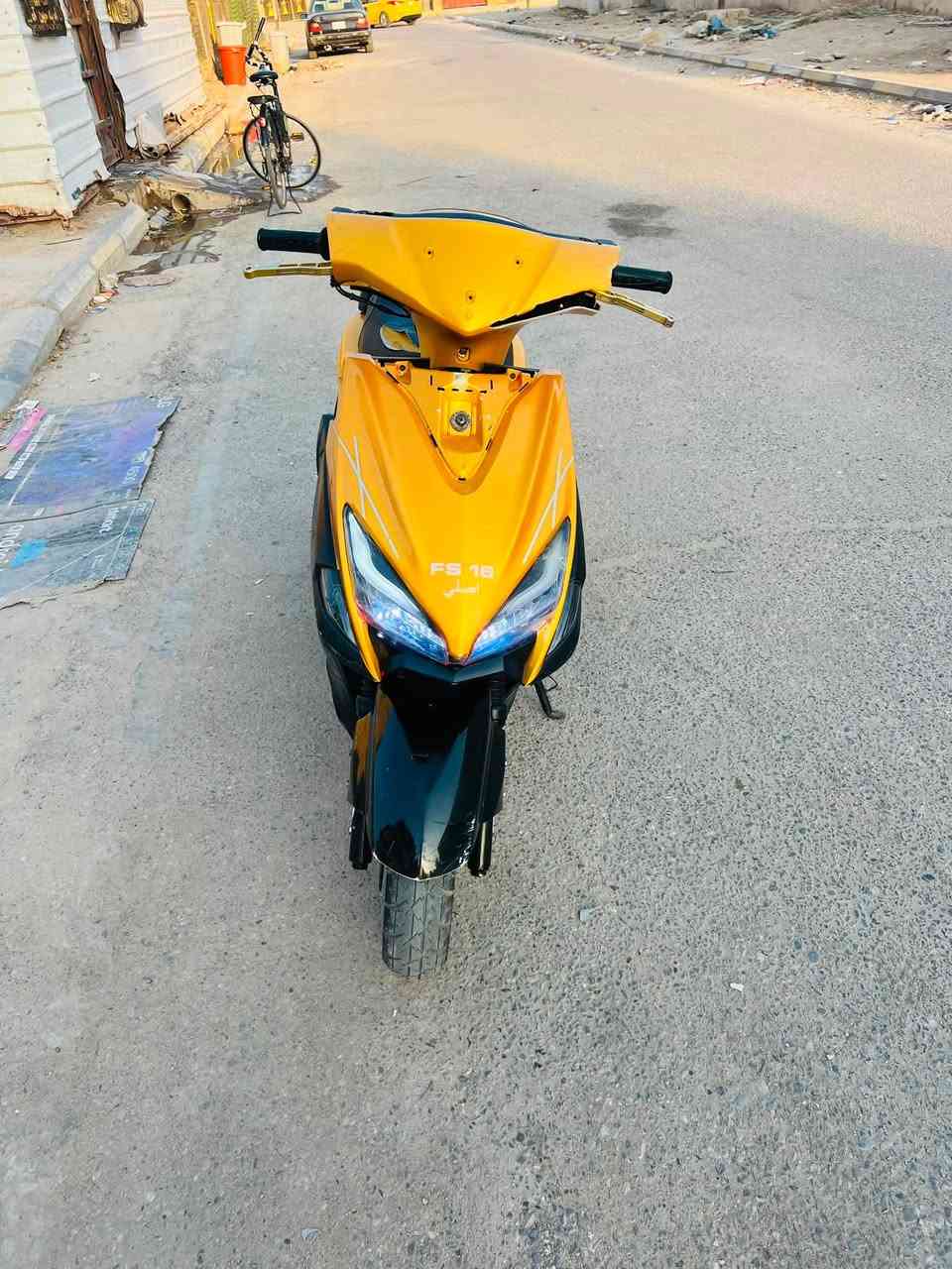 دراجه سكنس للبيع مكينه ناعمه كهربائيات كلها شغاله سلف هندر اشاير السعر 275وبيها مجال مكان ناصريه مركز ***********
