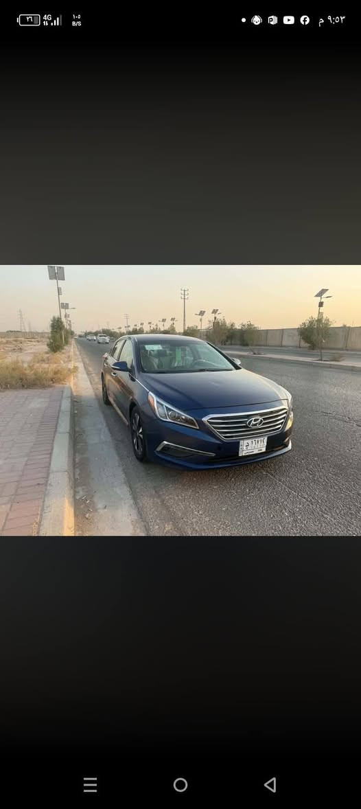 سوناتا سبورت 2015واردامريكي بيها بنيد صبغ والتكمه بصوب السايق اثر جراد وبيها قليل بارد 105وبيها مجال مكان النجف بله زحمه الميعجبه ليعلق ***********
