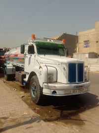 لبيع سكانيا مسجل تنكر ماء حوضي  محرك ستاندر لا صرف ولا بخار كير جديد ا...