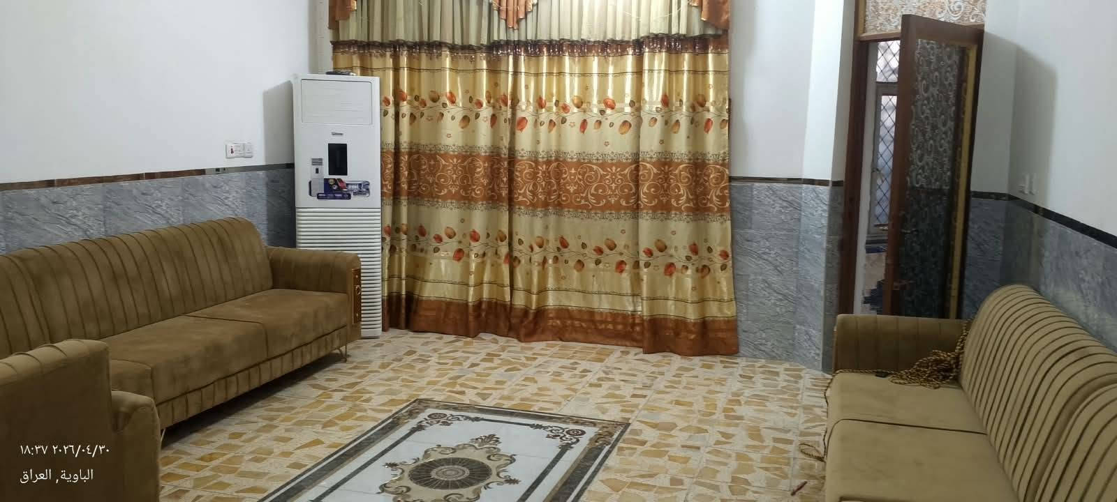 بيت ركن على شارع ١٥ و الفرعي ١٠ مساحة ٣٧٥ متر جنس العقار طابو سكني صرف باسمي طابق واحد استقبال ٧*٤.٥ هول ٤*٥ غرفة نوم ٥*٤ غرفة نوم ثانية ٤*٤ مطبخ ٤*٦  حمام ٣*١٧٥ تواليت شرقي و غربي و تواليت خارجي و حمام مخزن خارج البيت ٣*٤ كهرباء خطين كيبلات ٣ فيز نظامي تأسيس بواري خطين خفيف و ثقيل تأسيس ماء بواري بلاستيك مسلح و ماطور ماء بوستر ٣ خزانات مال على البيتونة و الرابع على التواليت و الحمام الخارجي ١٥٠٠ لتر نظام كاميرات المراقبة منصوب و تأسيس بواري دفن إنارة البيت سبورتلايتات و مصابيح حديثة الارضية موزائيك كاشي عراقي راقي و سيراميك البيت متر و عشرين تاريخ البناء ٢٠٢٠ بناء طابوگ جمهوري علما بان المنطقة مخدومة ماء و كهرباء و مجاري امطار و رابط مجاري صرف صحي ( الثقيل ) و تبليط العنوان بغداد سريع السياحي منطقة الشاعورة ام جدر حديقته ١٥٠  البيت  مطلوب اسكان ١٥ مليون القسط الشهري ١٧٤ الف بالشهر تنزل من السعر الكلي ***********

نص مكتوب في الصور:
- دار للبيع
- المساحة (٣٧٥) متر
- النزال ٢٥ الواجهة ١٥
- ***********
- ١٨:٢٨ ٢٠٢٦/٠٤/٣٠
- البادية, العراق
- الباوية, العراق
- ١٨:٣٨ ٢٠٢٦/٠٤/٣٠
- ١٨:٣٧ ٢٠٢٦/٠٤/٣٠
- ١٨:٣٧ ٢٠٢٦/٠٤/٢٠ الباوية, العراق