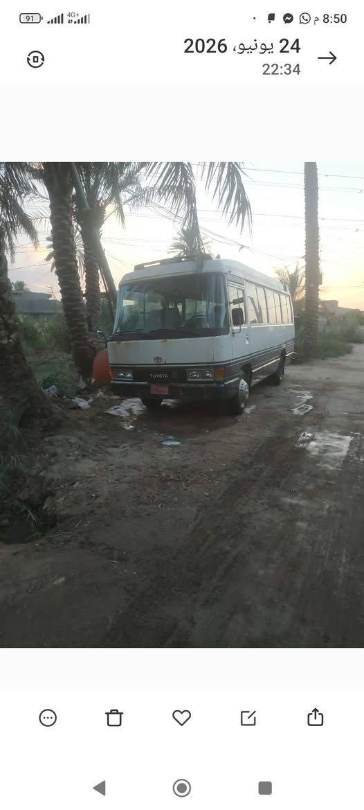 السلام عليكم إخوان 🌹
من رخصة الإدمان، عندي كوستر للبيع
عريض، مكينة بانزين، بلدي، شغلة طيبة
مكانه بابل أبو خستوي
الكوستر حاضر للفحص، والجاد يجي يشوفه بعينه.
ما نختلف إن شاء الله، والرزق على الله.
📞 ***********

