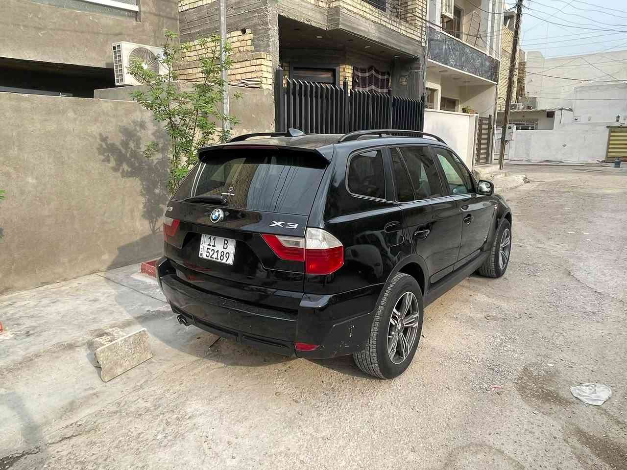 السلام عليكم 
X3
للبيع موديل 2009
محرك n52
فول مواصفات واحد على واحد 
تبريد  
حداديه 100/100
رقم بغداد بسمي  
بدون اي ضرر 
فقط صبغ للجمالية اثر جراد وصبغ جديد 
نضافه السياره 100/100 
كشنات كهرباء تدفئه تبريد 

مكان السياره بغداد حي الاعلام 
السعر 85 
***********
