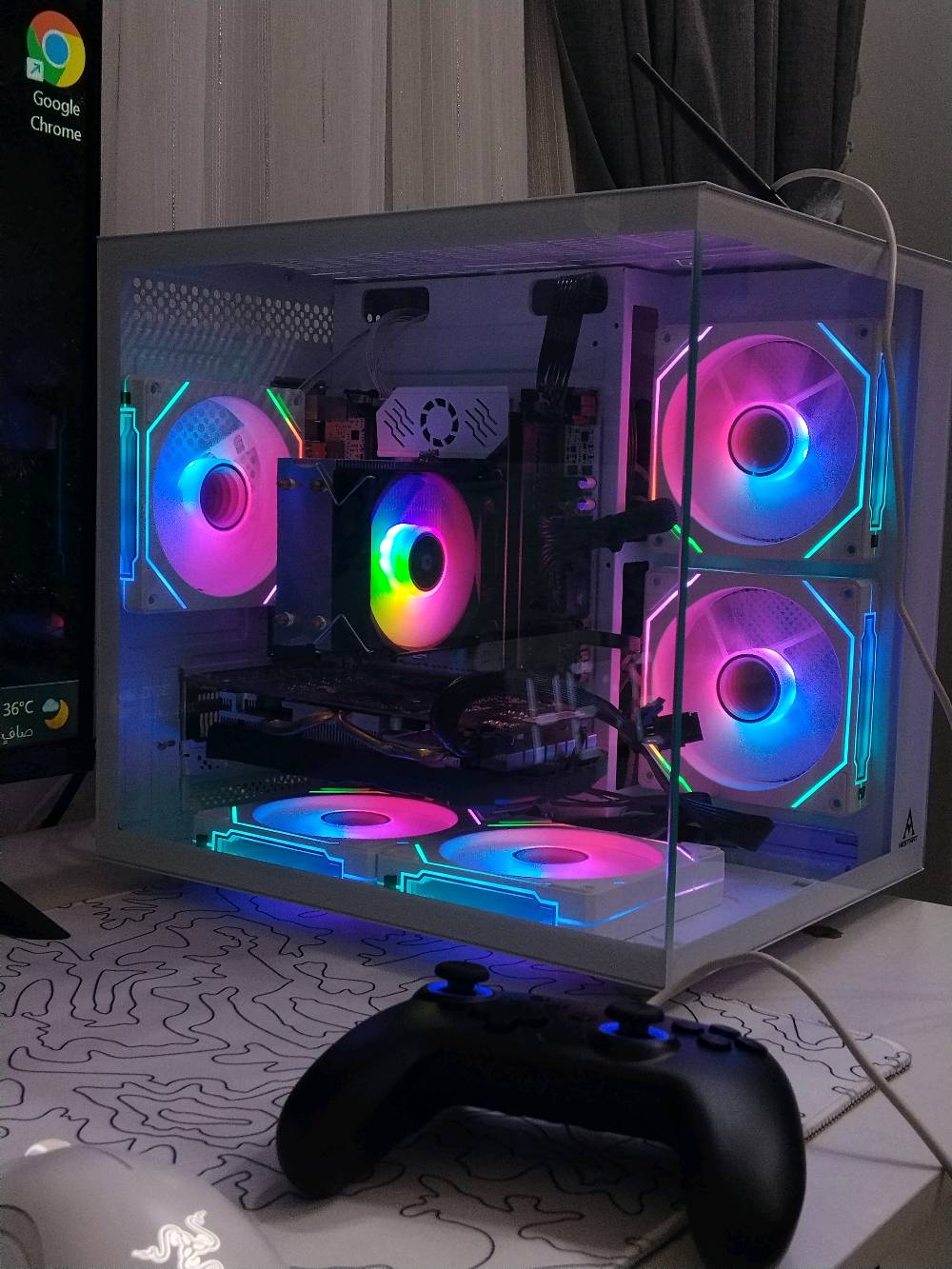 بي سي قيمينج • RX 580 8GB • Xeon E5-2680 V5