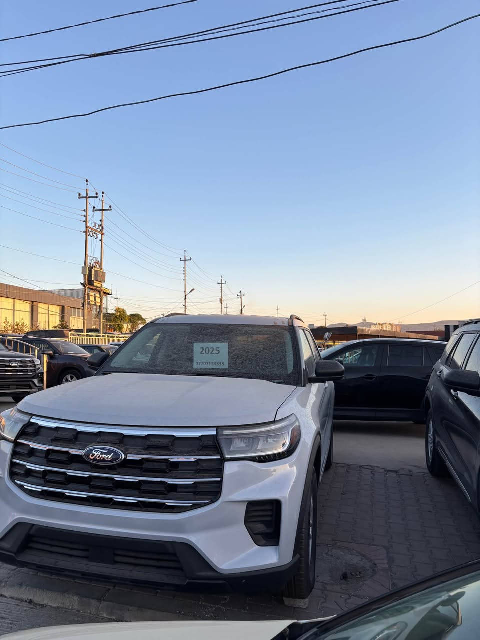 Ford Explorer 4wd active 

فۆرد ئێکسپلۆرەر
مۆدێل ٢٠٢٥ 
دەبڵ ئەکسل
مواسەفات ئەکتیڤ
سەیارەکەمان تەنها بۆنیتی بۆیاخە
بۆ نرخ ٣٣٠گەڵاو معامەلە 
بۆ پەیوەندی *********** السليمانية, العراق
