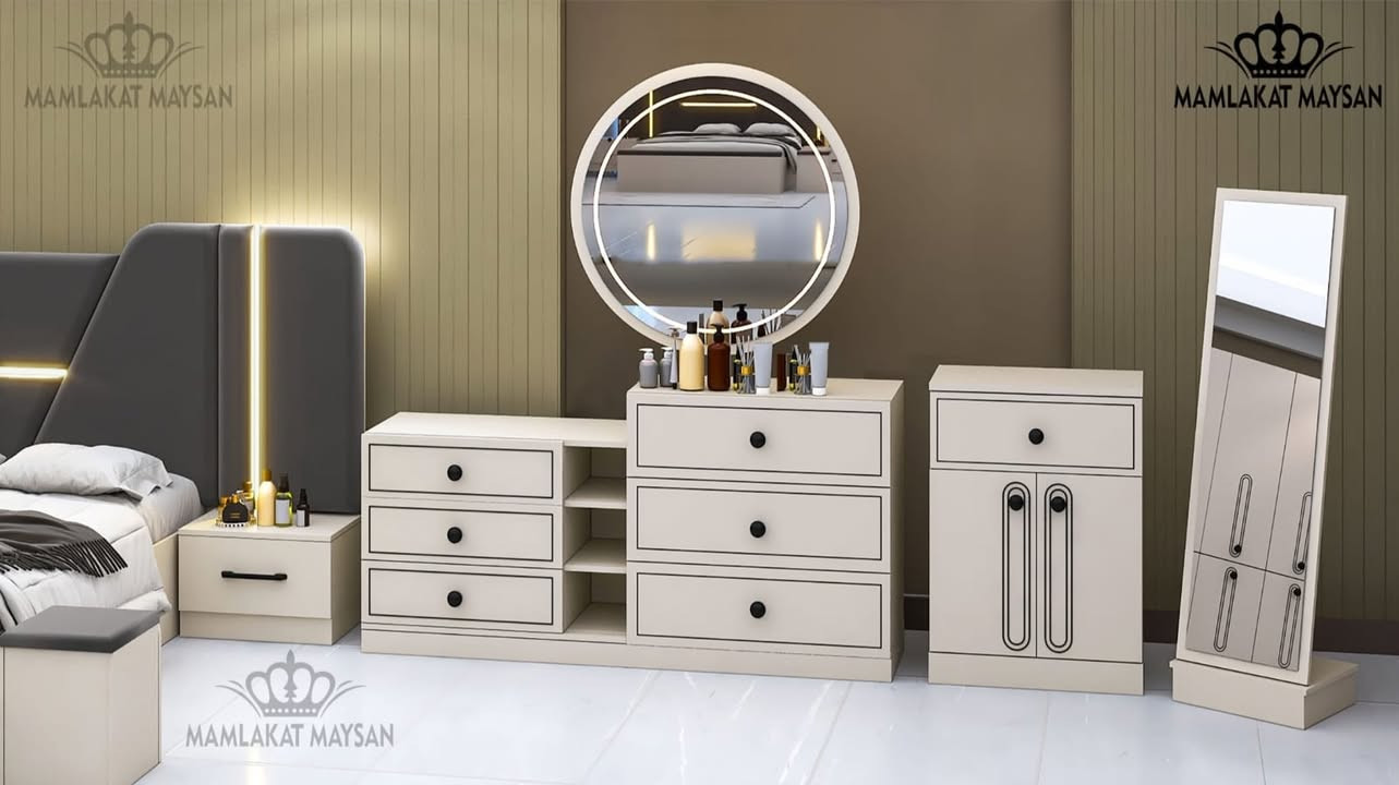 غرفة نوم نيسا • ١٠ قطع • سرير ١٨٠×٢٠٠