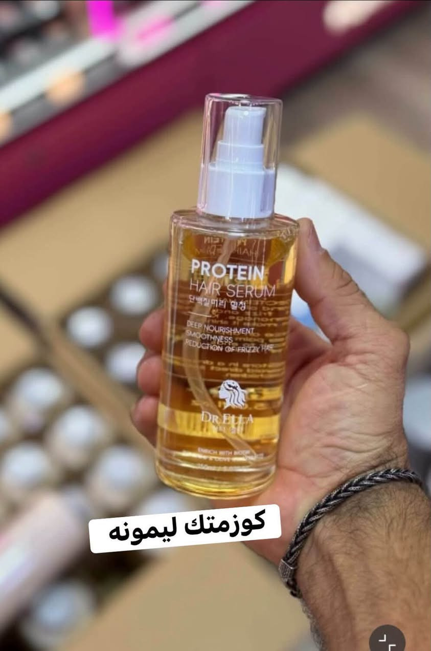 سيروم البروتين نعومه من Dr…ELLA  الاصلي 
للعنايه بالشعر الكوري

عرض خاص توصيل مجانا داخل خانقين 🚕🚗🚕🚗🚕🚗🚕🚗

شنو يميّزه؟

غنيه بالفيتامين E
 • يغذي الشعر بعمق 💧
 • يقلل النفشة والهيشان ✨
 • يعطي نعومة ولمعان طبيعي
 • مدعّم بـ البيوتين + زيت الأفوكادو + زيت الزيتون 🥑

💆‍♀️ مناسب لكل أنواع الشعر، خصوصاً المتضرر والجاف والمجعد 

📌 طريقة الاستخدام:
نقطة أو نقطتين على أطراف الشعر (رطب أو جاف)، ووزعيه بلطف 
النتيجة؟ شعر مرتب، ناعم، ولمعة تجنن من أول مرة

للطلب والاستفسار مراسله الصفحة او الواتساب
***********

متوفر خدمة توصيل لجميع المحافظات 🚕🚗🚕🚗🚕🚗🚕

نص مكتوب في الصور:
- 1/2 سيروم البروتين DR. ELLA كوزمتك ليمونه سيروم التغذية والنعومة والحماية الفورية أبرز المكونات زيت الأفوكادو: يغذي ويصلح الشعر التالف. زيت الزيتون: يرطب ويقلل التقصف. البيوتين: يقوي الشعر ويقلل التكسر. خلاصة الزيوت الطبيعية: تمنح نعومة ولمعانا وتحمي الشعر
- سيروم البروتين لمعان حريري... حماية ذكية... تغذية عميقة اللمسة الأخيرة لشعر صحي، ناعم ولامع بدون هيشان تركيبية كورية احترافية فوائد قوية يمنح لمعانا فوريا يدوم طوال اليوم يقلل الهيشان والنفشة يحمي من حرارة السشوار والمكواة يغذي الأطراف ويقلل التقصف يسهل التصفيف ويمنح نعومة حريرية يقوي الشعر ويحافظ على مظهره الصحي كوزمتك ليمونه شعرك يستحق أفضل حماية وتغذية مع سيروم البروتين من دكتور إيلا مكونات غنية البروتين يقوي بنية الشعرة ويقلل التكسر ويمنح مرونة. زيت الزيتون يغذي بعمق ويقلل الجفاف ويمنع التقصف. الزيوت المغذية تغلف الشعرة بطبقة حماية وتقلل الهيشان والتشابك. فيتامين E مضاد أكسدة قوي يحمي الشعر من التلف والعوامل الخارجية. مناسب لجميع أنواع الشعر لمعان ونعومة من أول استخدام سريع الامتصاص بدون ملمس دهني خفيف ولا يتقل الشعر حماية قصوي من الحرارة نتائج ملحوظة من أول استخدام آمن علي الشعر المعالج والمصبوغ خال من البارابين خفويف طبيعية تركيبة كورية متطورة
- كوزمتك ليمونه