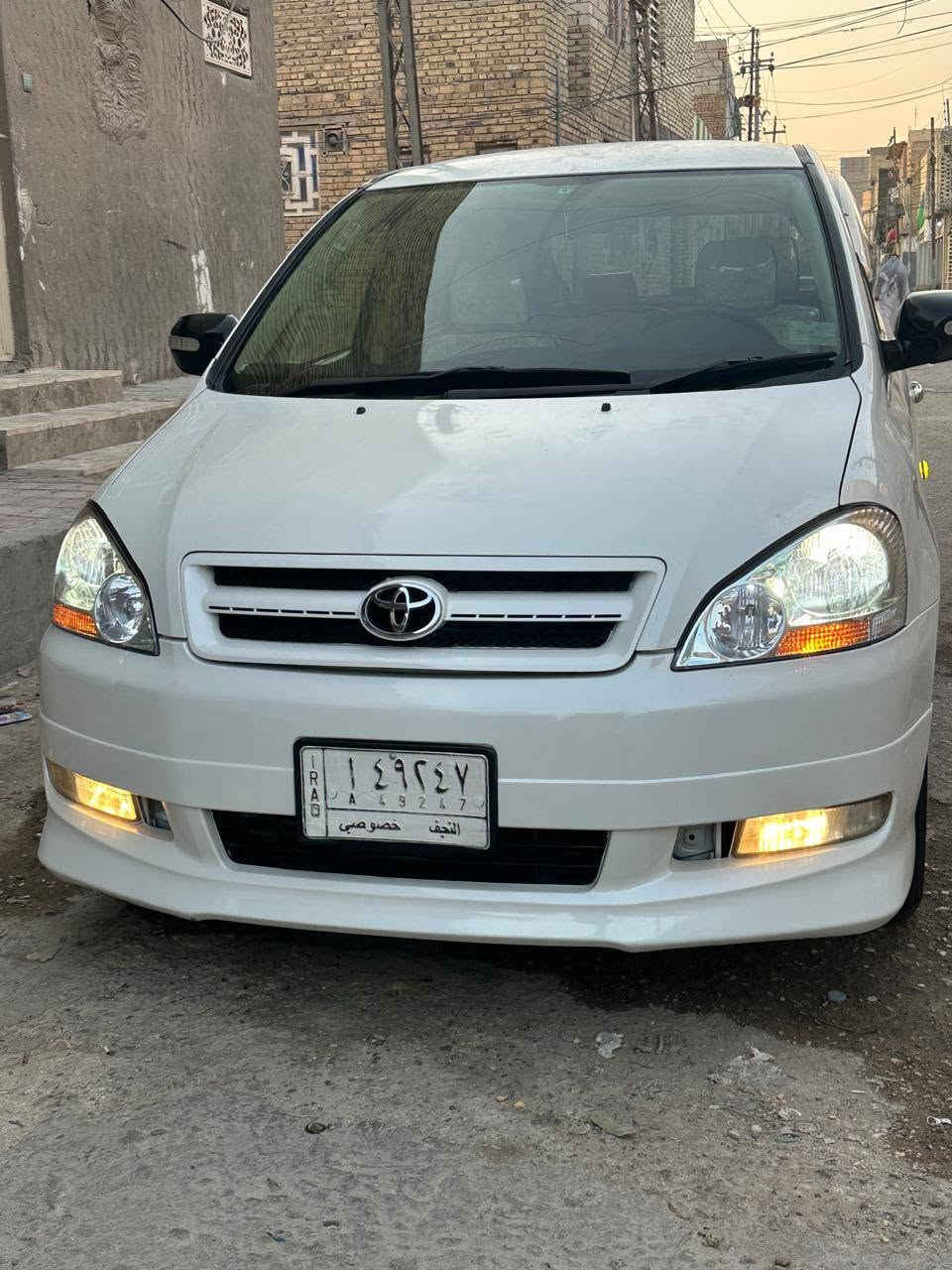 ماشألله تبارك الرحمن
سياره:ابصم توريل 
المديل:2003باقيه على استلام لوحات انكليزي

الضربه:بابين وصابغيهن شويه من هلال الوره  ولباقي كفاله سياره متعوب عليه كلش تبريد حداديه مكين وكير شرط كفاله سياره ١/١كلش حلو

سعر:110وبيه مجال 
الرقم:***********
المكان:نجف لاشرف
