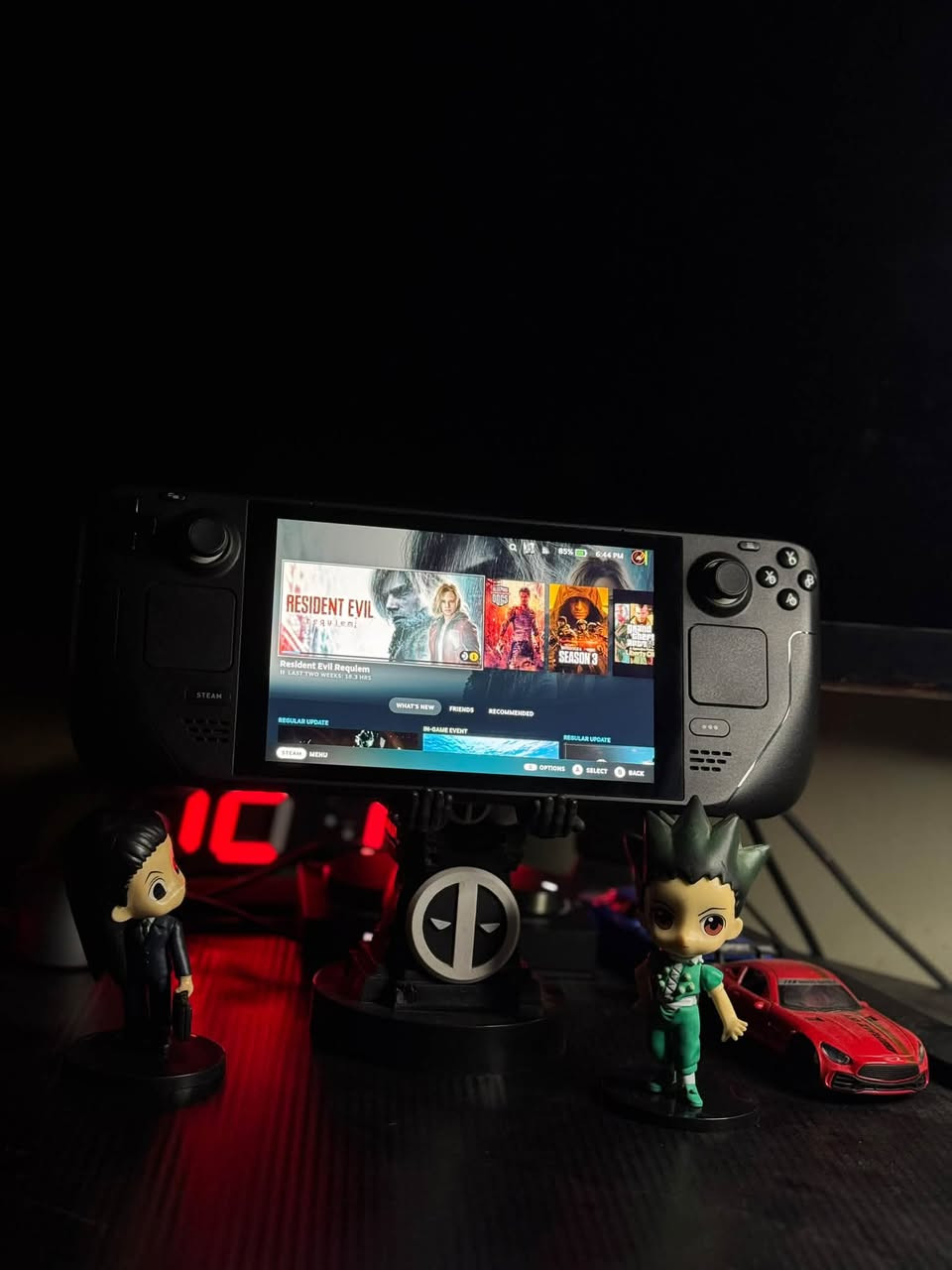 Steam deck LCD
نضافة 100% ذاكرة 256GB 
وطبعا مفعل بي حسابنا الستيم اوفلاين ومحملين بي مجموعة العاب ❤️

السعر : 525 الف 🔥

موقعنا : البصرة / العشار / شارع الكويت / مقابل الكراج 

*توصيل متوفر لكل المحافضات العراقية ❤️
