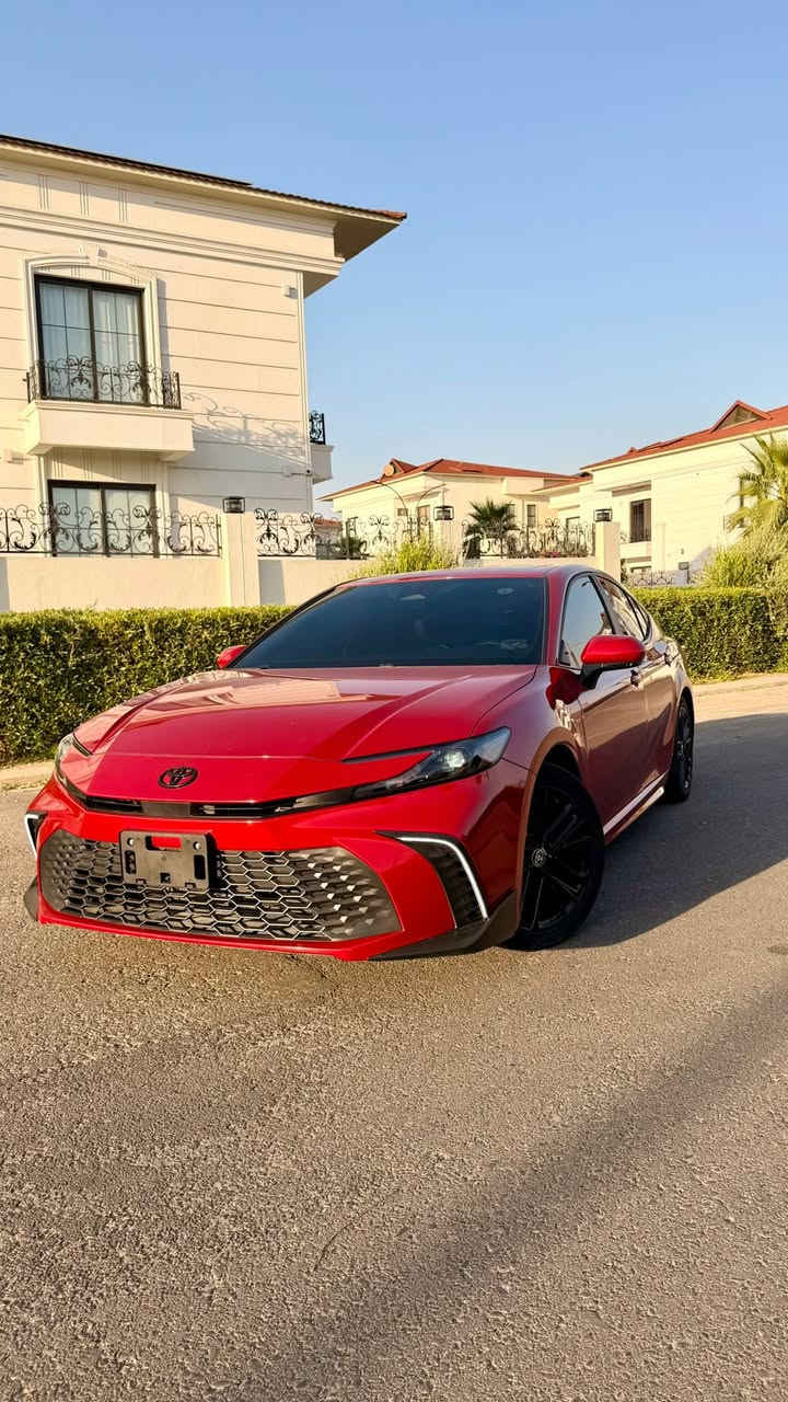 تويوتا كامري (SE PLUS) موديل 2025
حجم المحرك : 2.5L V4  
الضرر باب السايق تبديل. و صورة الضرر بالمنشور. ايرباك المقعد و البرده فقط طاكه و مرجعه سستم
الممشى 18 الف. 

 مواصفات/

شاشة كبير لمس.  تجي فقط في فئة SE PLUS
فتحة سقف
شحن وايـــر ليـــس
كاميرا خلفيه 
حساسات اماميه و خلفيه
رادار امامي و تنبيه للخروج عن المسار
رادار جانبي
نقطه عمياء
تحكم مري
ابواب  بصمة
بصمة تشغيل 
نظام (𝐄𝐂𝐎)
نظام (𝐒𝐏𝐎𝐑𝐓)
مانع انزلاق+𝐀𝐁𝐒
تحكيمات استيرن
شفتات استيرن
كشنات جلد 
كشنات كهربائي
تبريد امامي و خلفي 
لايتات (𝐋𝐄𝐃) ليـــد
بكلايتات (𝐋𝐄𝐃) ليـــد
ويل اسود

السعر : 242 وبيها مجال للشراي

رقم الشاصي : 4T1DAACK1SU013946
‏ 
 ☎️ ***********

عنوان: اربيل
