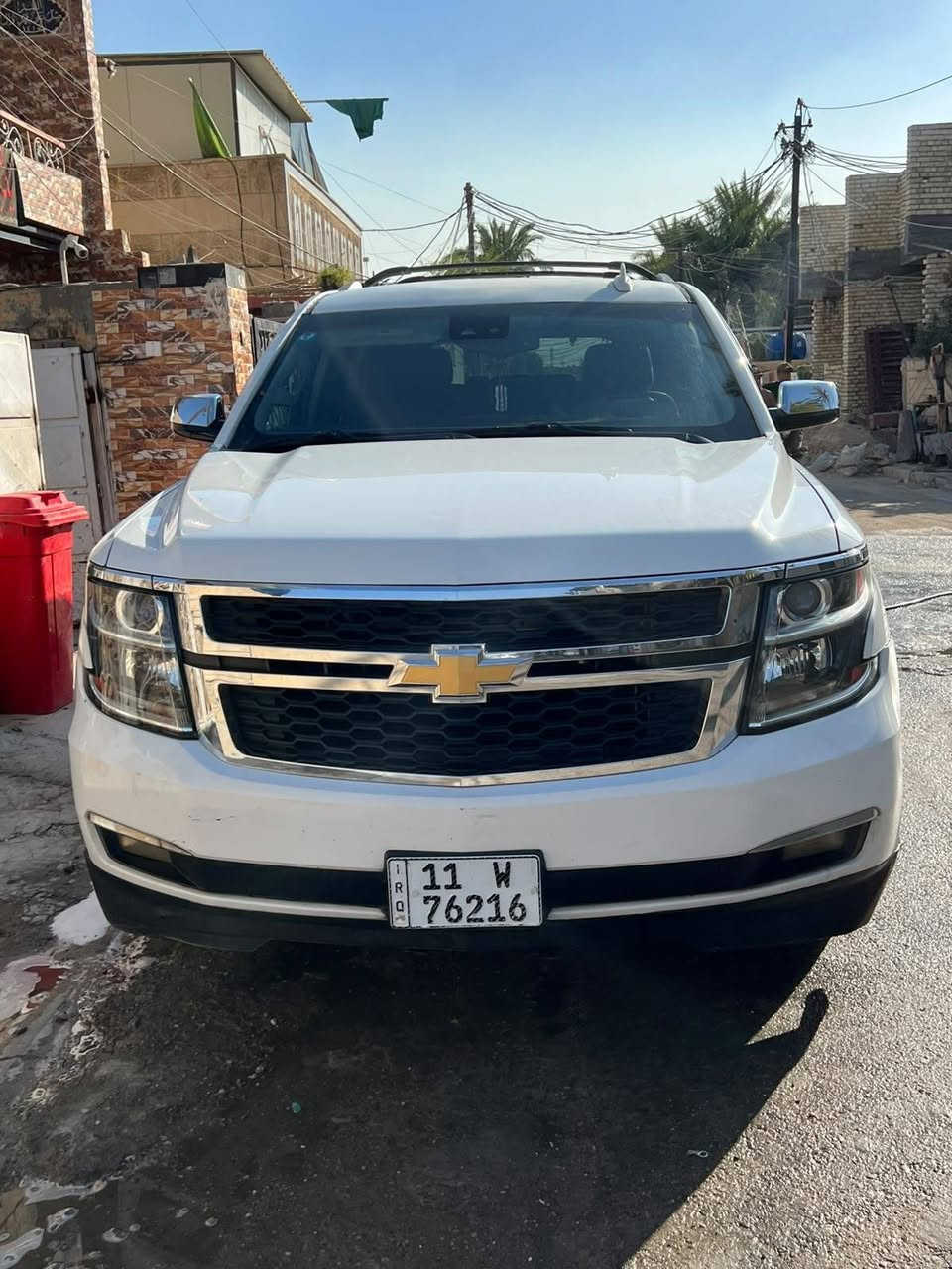 السلام عليكم
شوفرايت تاهو Lt بوليس 
موديل2017 امريكي
كشنات كهرباء
تدفئه  كشنات
الكشنات الخلفيه منفصلة جلد
3 قطع تبريد
قاصه كهربائيه
مكينه5300
السيارة خير من الله ماناقصهة شي فقط ملاحضات بسيطه 
تحكم استيرن
احادثها طخطخات وبيها صبغ حزام ومكان اللافته بالقماره بيها صبغ 
سعرها 225 وبيها مجال .
تخم تاير جديد      حداديه اماميه خلفيه جديده.   رقم بغداد  الدولي. وسنويه جديده       مكاني بغداد ***********. السعر المطلوب 225 وبيها مجال
