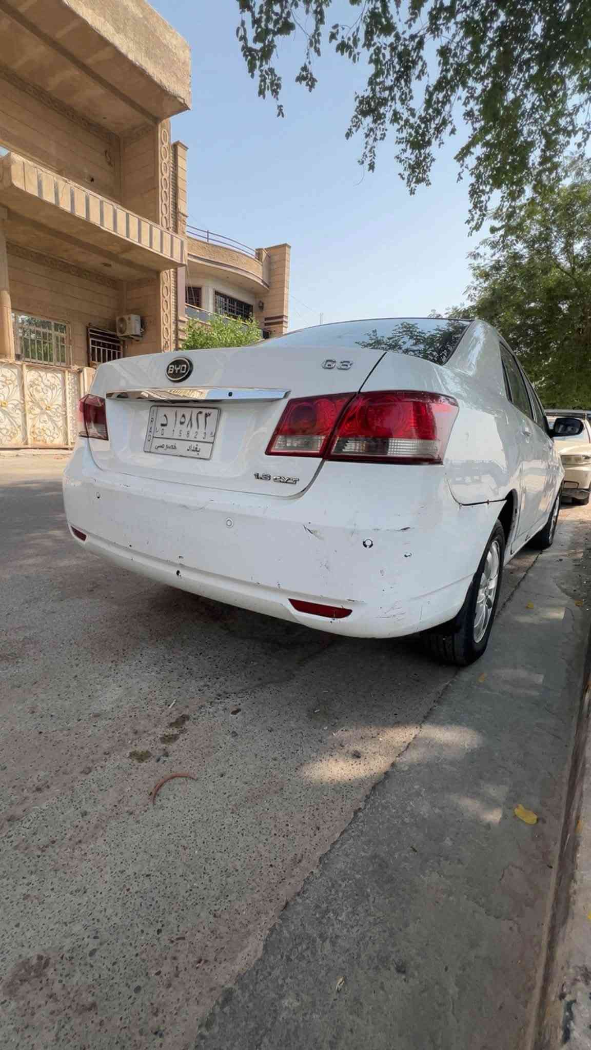 سلام عليكم لبيع BYD G3 2015سياره فول بصمه فتحه ماشيه 148 الف مكفوله السياره من الحادث من الصبغ بيه تكحيلات بصيطه السياره من 2016 عدنه مكفول المحركه الكير سياره جديده خير من الله سنويه بسمنه كبل نحولك كهربائيات كله شغاله لا تبخير لا تنقيص بيه ملاحضات بصيطه مكاني بغداد الاعظمية باقي التفاصيل انتصل وتدلل ***********
