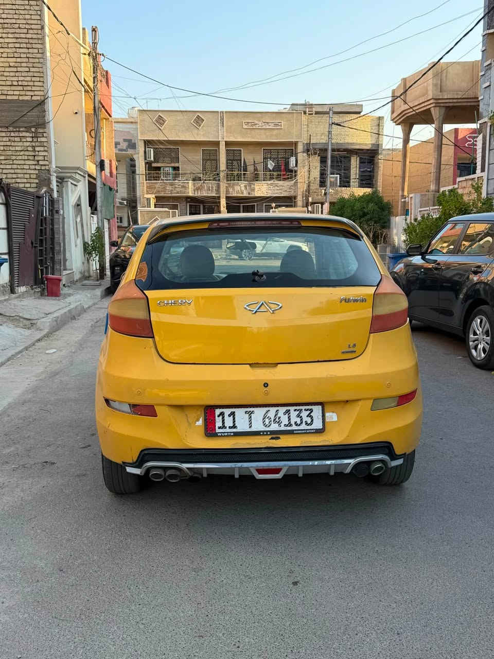 سلام عليكم للبيع فقط
شيري فلاوين موديل 2013 رقم بغداد انكليزي باسمي تحويل ثاني يوم 
السياره حلوه ونضيفه وخير من الله 
كهربائيات حلوه  
سعرها 25 
مكاني بغداد الشعب 
***********
