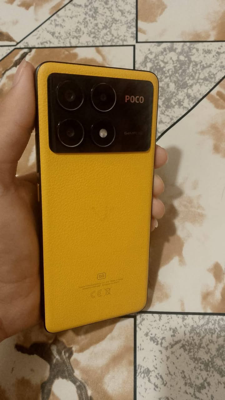 العملاق بوكو x6 برو 5g
ذاكرته 512
العشوائيه 12+12 = 24
 ببجي  يشغل120 فريم
النقال استعمال قليل اخو الجديد 

للبيع سعره 325 بي مجال قليل جدا حك الجيه 
مكاني بصره جزيره
رقمي ***********

نص مكتوب في الصور:
- Xiaomi HyperOS 2.0.207.0 تحديث اسم الجهاز POCO X6 Pro 5G التخزين ٦٠,٧ ج.ب/٥١٢ج.ب إصدار نظام التشغيل (ل POCO) 2.0.207.0.VNLMIXM إصدار Android 15 AP3A.240905.015.A2 تحديث أمان نظام Android 2025-11-01 المواصفات والمعلومات التفصيلية