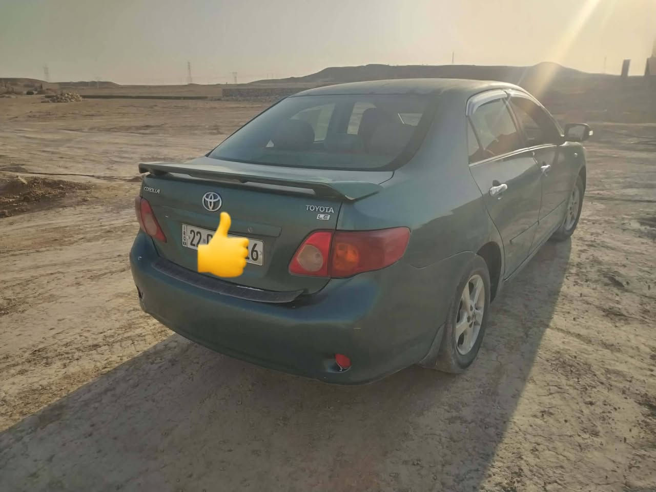 للبيع كورلا
موديل 2008

كير عادي

محرك 1800

لون اخضر

ويل كب

شاشه كامره تحكم ستيرن

بيه قطعه وحده صبغ ولباقي مكفول

اي استفسار عل رقم ***********

مكان سياره حديثه
