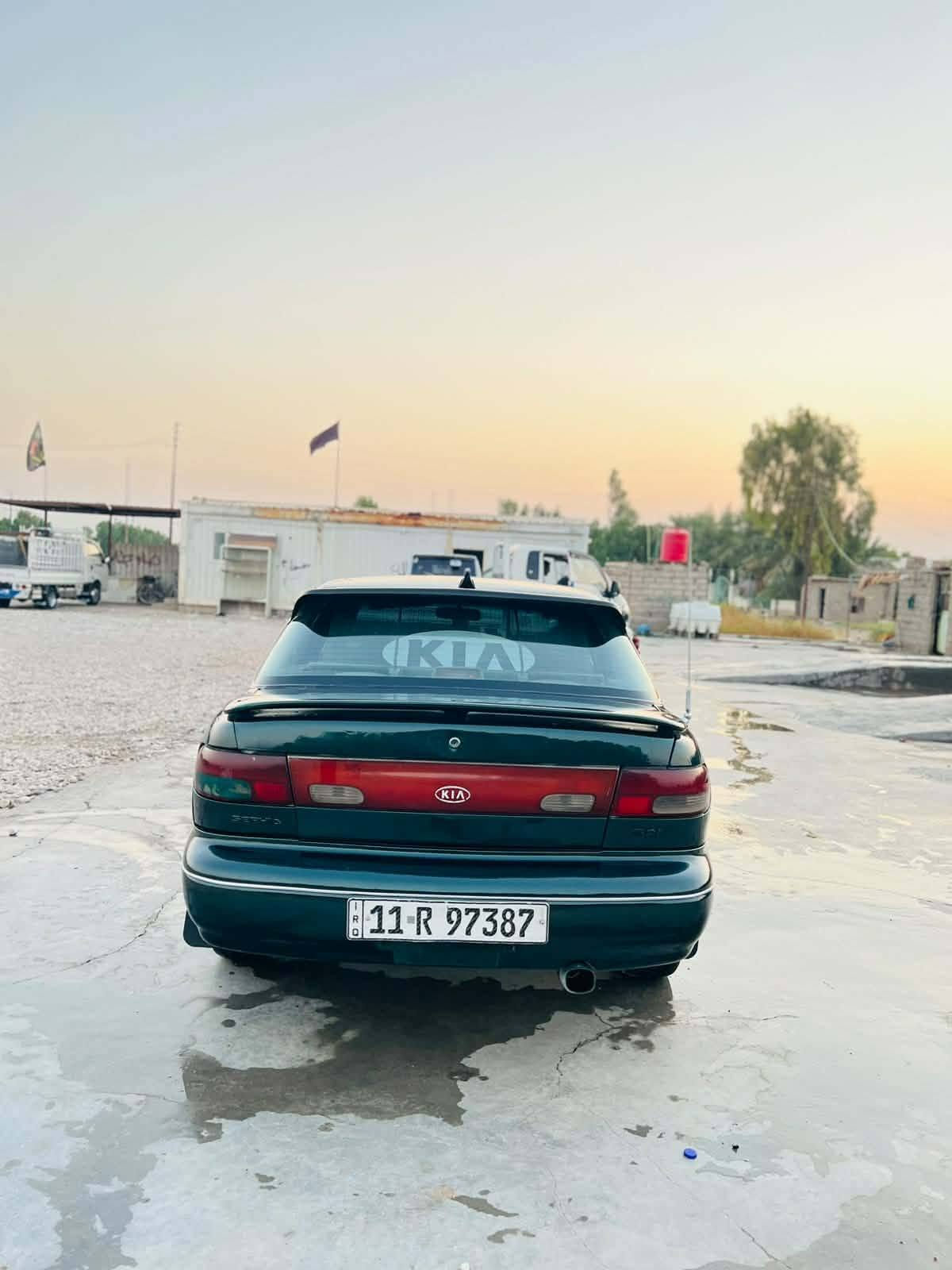 السلام عليكم 
كيه سيفيه موديل 1996رقم بغداد دولي 
صدر امامي خلفي جديد 
تخم تاير امامي خلفي جديد 
السياره مصبوغه عام مكفوله كفاله عامه من ضربه والكصه 
محرك مسكر 
العنوان واسط الزبيديه 
***********
