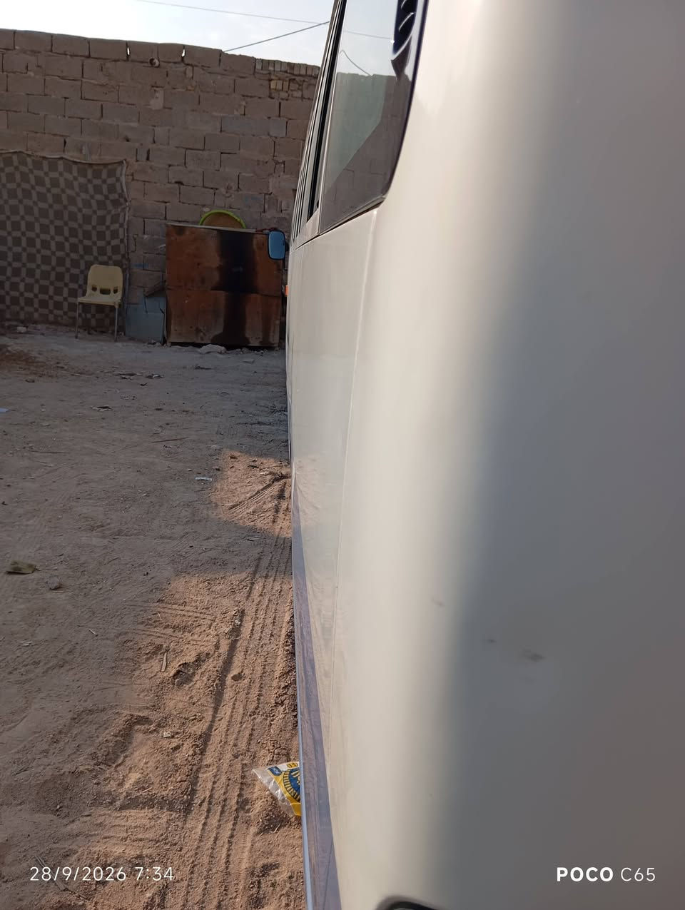 سلام عليكم 2009للبيع مكينه تنقص وبيها كازكيت كير بي غره بالثاني بيها صبغ بجم وظهر تايرات 17ونص سياره نصبتها حلوه سنويه لل31بسمي رقم انكليزي بصره هزه ماصاقطه للاستفسار ***********السعر 200وبيها مجال وإذا اكو مراوس ب7عادي

نص مكتوب في الصور:
- 28/9/2026 7:33 POCO C65
- 28/9/2026 7:34 POCO C65
- 28/9/2026 7:34
- POCO C65
- 28/9/2026 7:35
- 28/9/2026 7:35 POCO C65
