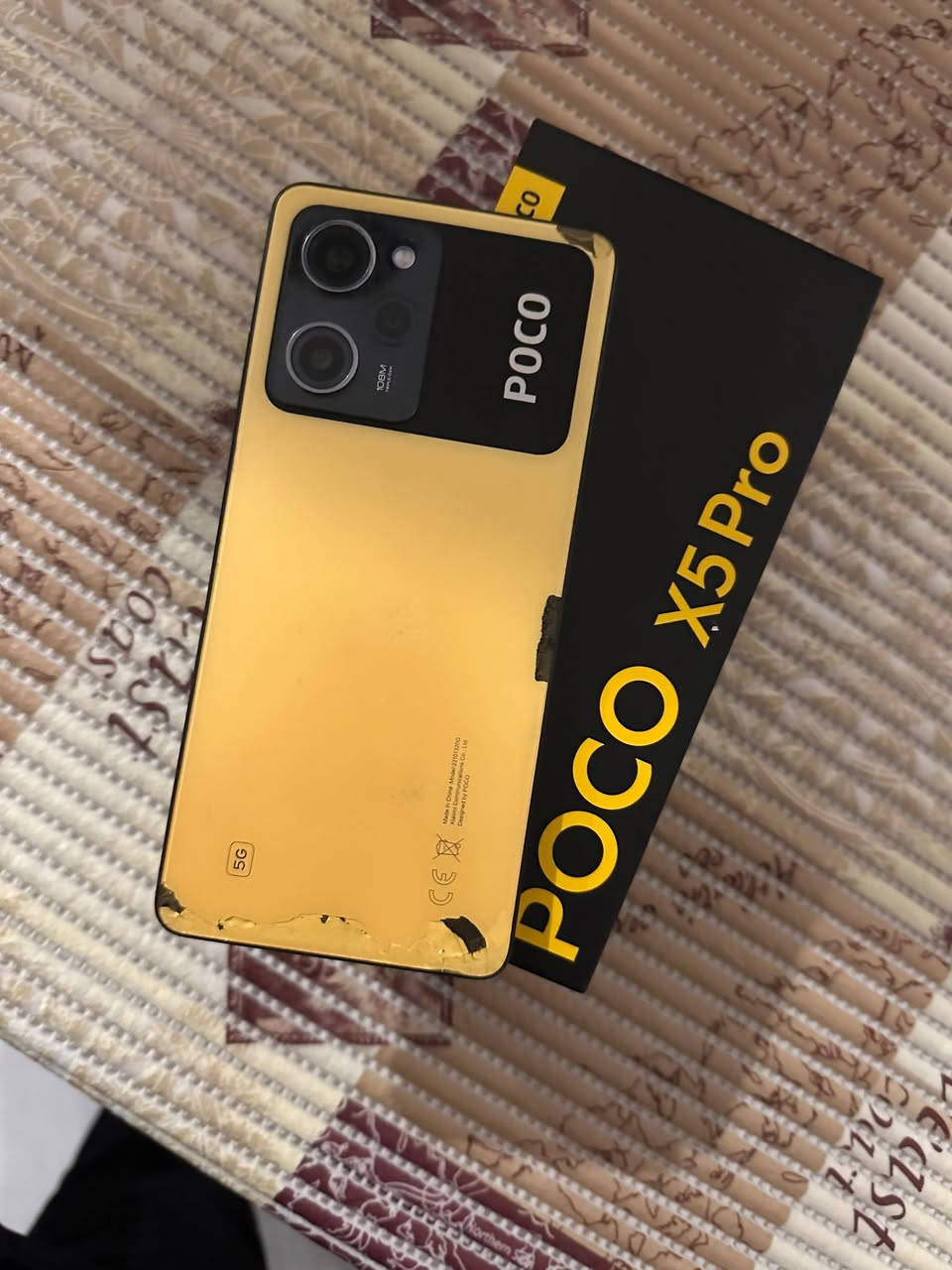 بوكو X5 Pro 5G • ٢٥٦/١٦ • شحن ٦٧ واط