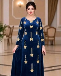 دشداشا نسائي • قديفة ثقيل • مقاسات L XL XXL