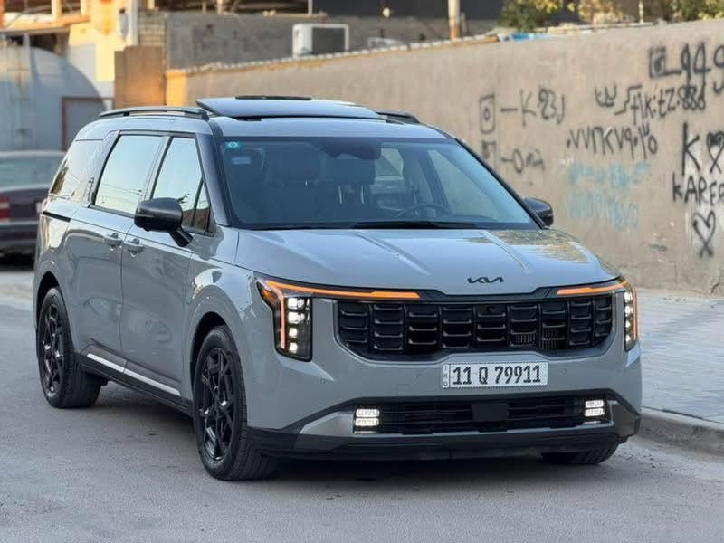 كيا كرنفال هايبرد SX بريستيج بلاك إديشن 2025
وارد أمريكي
محرك 1.6 تيربو هايبرد
52 كم
فول مواصفات 1/1
رقم بغداد وجاهزة

شاشة أمامية وشاشات خلفية
كاميرات 360
بصمة
بانوراما فتحتين
ويل كب أسود
تشغيل عن بعد
حساسات أمامية وخلفية
أبواب كهرباء
لايتات LED وزينون
بك لايت LED
إشارات بالمرايا
رادارات 360
كشنات جلد
ثلاث قطع تبريد
تدفئة وتبريد كشنات أمامي وخلفي
هاند بريك بصمة
شحن وايرلس
تدفئة ستيرن
كشافات
مرايا شفط
كشنات كهرباء أمامي وخلفي
ميموري لكشن السائق
تحديد مسار
وضعيات قيادة Eco وSport وعادي
كاميرات محيطية داخل السيارة
كشنات خلفية VIP كهرباء
داتا شو

الضرر: جاملغ يمين مبدل نفس اللون، صبغ نص باب، جاملغ خلفي يمين وحافة الصندوق
الإيرباك: دركة + دشبول

الموقع: بغداد – الغزالية
للتواصل: ***********
السعر 270$
