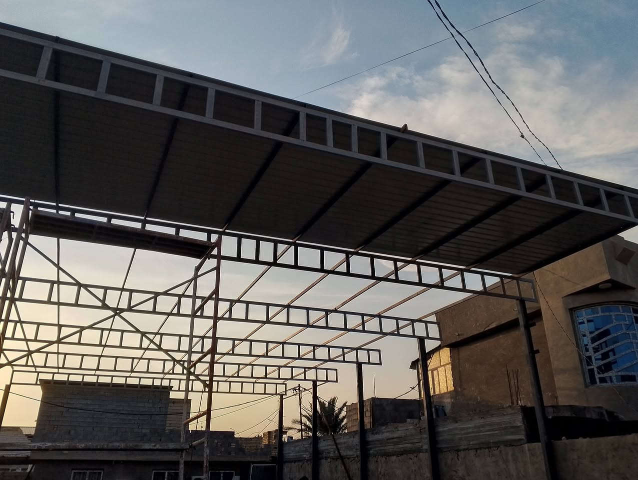 معمل حدادة • النجفي • جملونات وسقائف