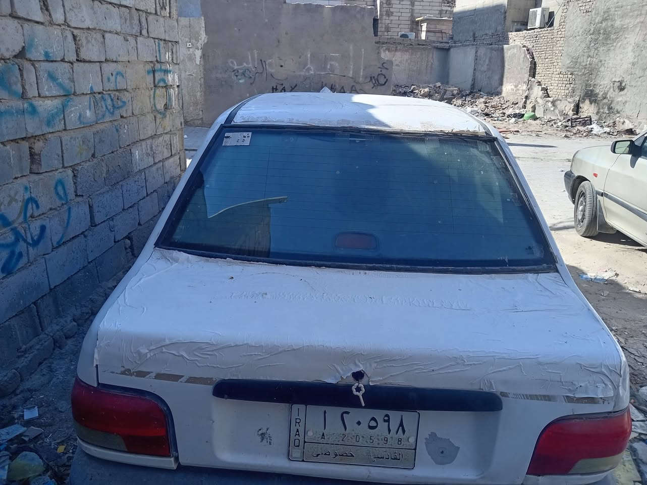 السلام عليكم سايبه للبيع كير ومكينه حلوات حدادي الامامي زينه والخلفيه تعبانه تبريد ميشتغل شواصي حلوات البدي مثل بالصوره السنويه صاقطه صاحبه ايريد امداور مكاني الكوفه شارع المعمل السعر 24ويه مجال اقرأ المنشور واتصل *********** (2009)موديل
