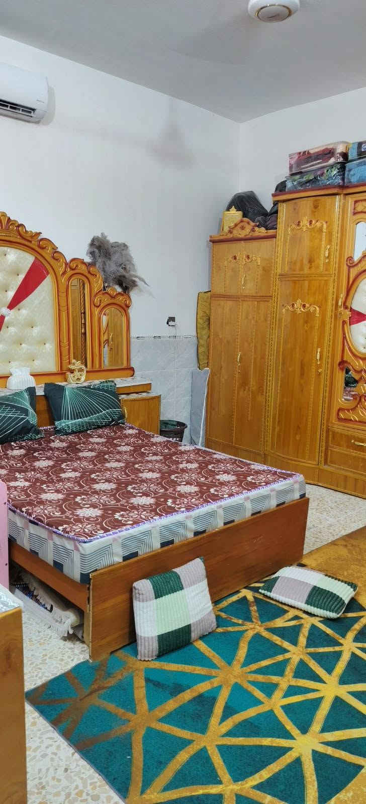 بيت للبيع في منطقه حي الكوفه الجهلي منه كامل خدمات المساحه 105 بناء جديد البيت طابقين الطابق الاول كامل مفول بيت خير من الله ***********
