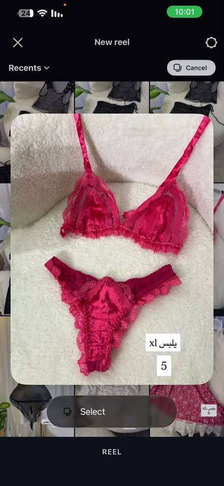 لانجري • ١٠٠ قطعة • مقاسات XL S/L