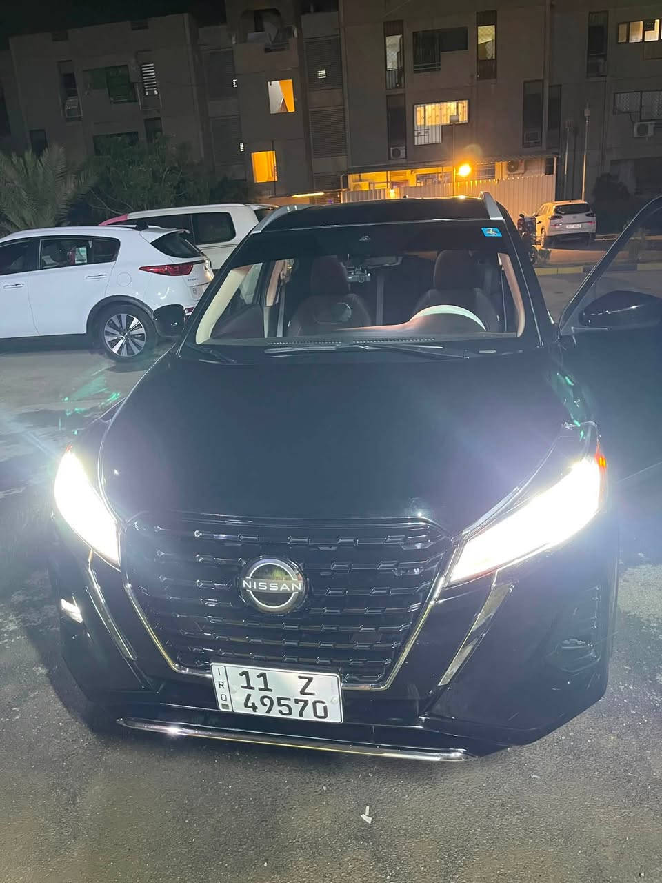 سلام عليكم نيسان كيكس للبيع موديل 2023 svمكينه 1600 دوش بصمه رادارات امامي خلفي حساسات خلفيه ابلاد  ويل كب صدر جديد امامي خلفي متوازي ع بيعته رقم بغداد بسمي سنويه مكاني بغداد تواصل *********** سعر 110$
