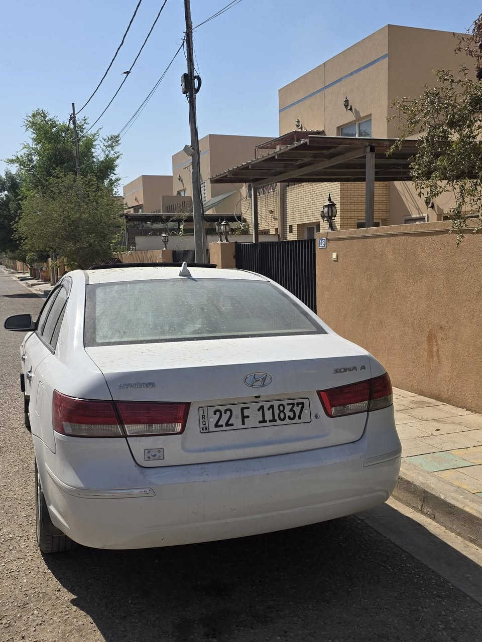 سوناتا موديل ١٠ خليجي رقم اربيل جاهزه السيارة للتواصل ***********
