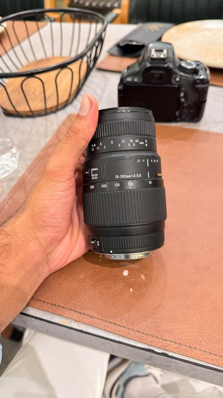 كانون D600 • عدسة ٧٠-٣٠٠ • بطاريتين