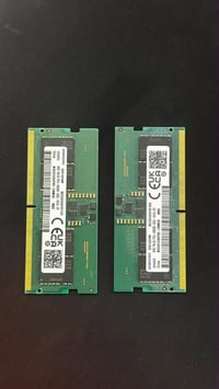 للبيع — رام لابتوب DDR5 16GB (2×8) اصلي   • النوع: SAMSUNG  • السعة: 1...