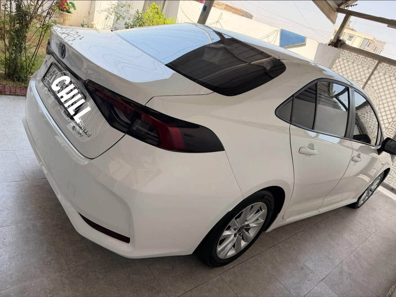 سلام عليكم 
كورلا هايبرد 
موديل 25
خليجي كفاله 
عامه من كلشي 
فول مواصفات 
ماشيه 13الف 
سعرها 165
مجال بصيط 
بسمي تحول 
ثاني يوم 
***********

نص مكتوب في الصور:
- CHILL