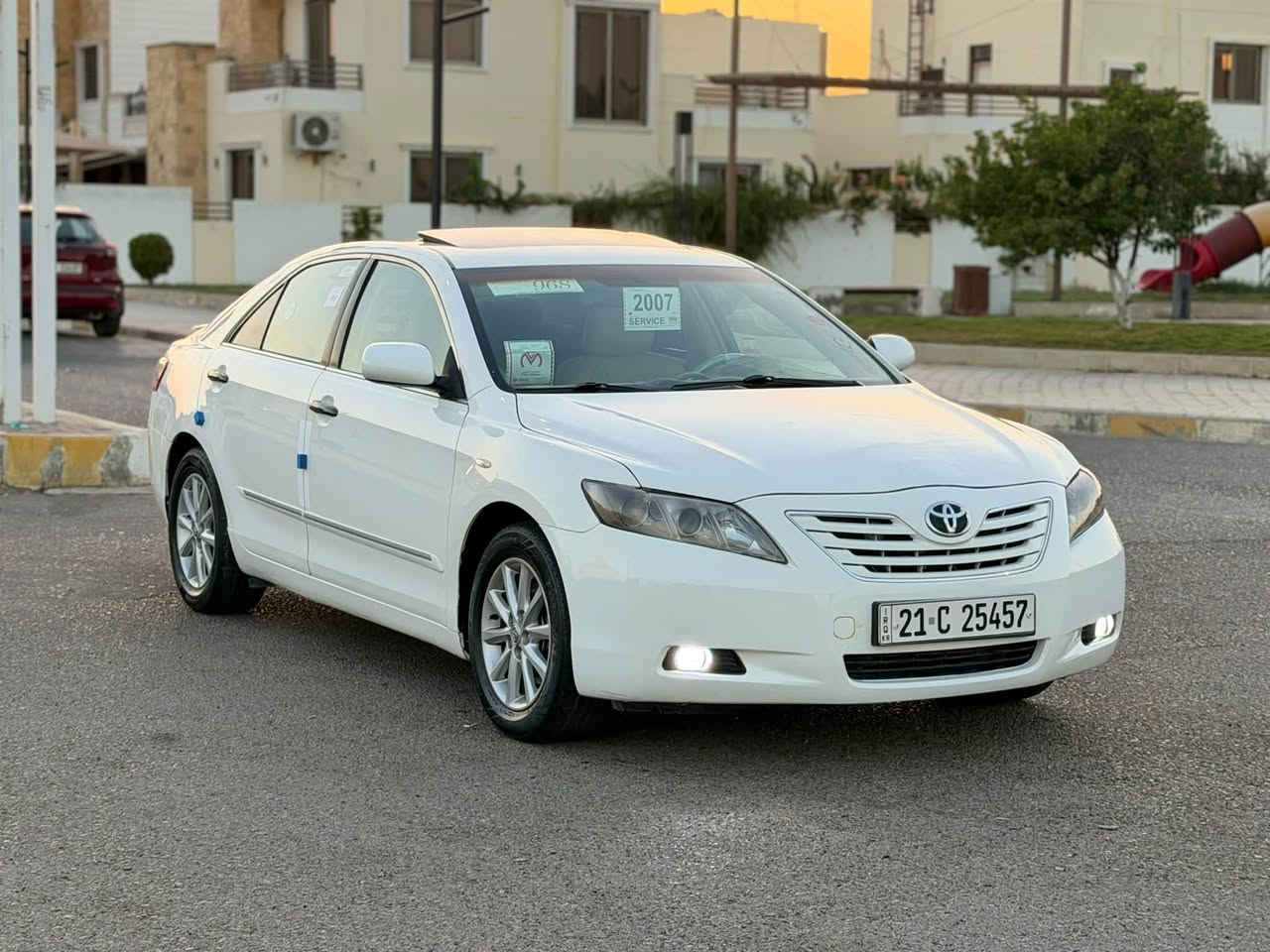 "يالله السلام عليكم....
نقد فقط اعتذر ع الاقساط والوعده والمرواس 
بسعر مناسب 99$ وبيها مجال بسيط تيوتا كامري وارد خليجي الموديل 2007 الون ابيض ثلجي مكينه 2400VVTشرط لاصرف لاصوت لابخار كير بدون فتح بدون اي عيب مكانين صبغ كارت 
 بدون اي دواخل والباقي مكفول سياره جديده واحلا من الصور مواصفات GLXفول 1-1
داخل عسلي 
كشن كهرباء
قطعتين تبريد 
ارضيه جلد 
صااج ملكي 
تحكم ستيرن جهتين 
مثبت سرعه 
اواكس 
4دسك 
برده خلفيه 
حساس امامي خلفي
اشاره بالمري
ويل كب كروم 
اي بي اس 
شاشه ايباد 
كامره خلفيه 
كير/محرك/صدر/تخم تاير/تخم ويل كب/تبريد/تدفئه/كهربائيات/باتري/دوشمه/منضومه زنون -كله جديد وبالشرط 
رقم سليمانيه (21)انكليزي الجديد سنويه جديده شرط التحويل والغرامات عنوان السياره صلاح الدين-تكريت الخاص مغلق للاستفسار:*********** -***********
