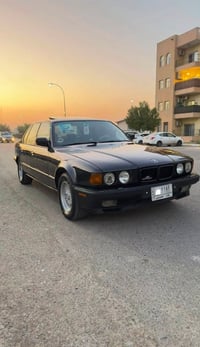 بي ام موديل 1992  صبغ عام جمالية حجم 735 محرك 6 سياره نضيفه جدا تبريد ...