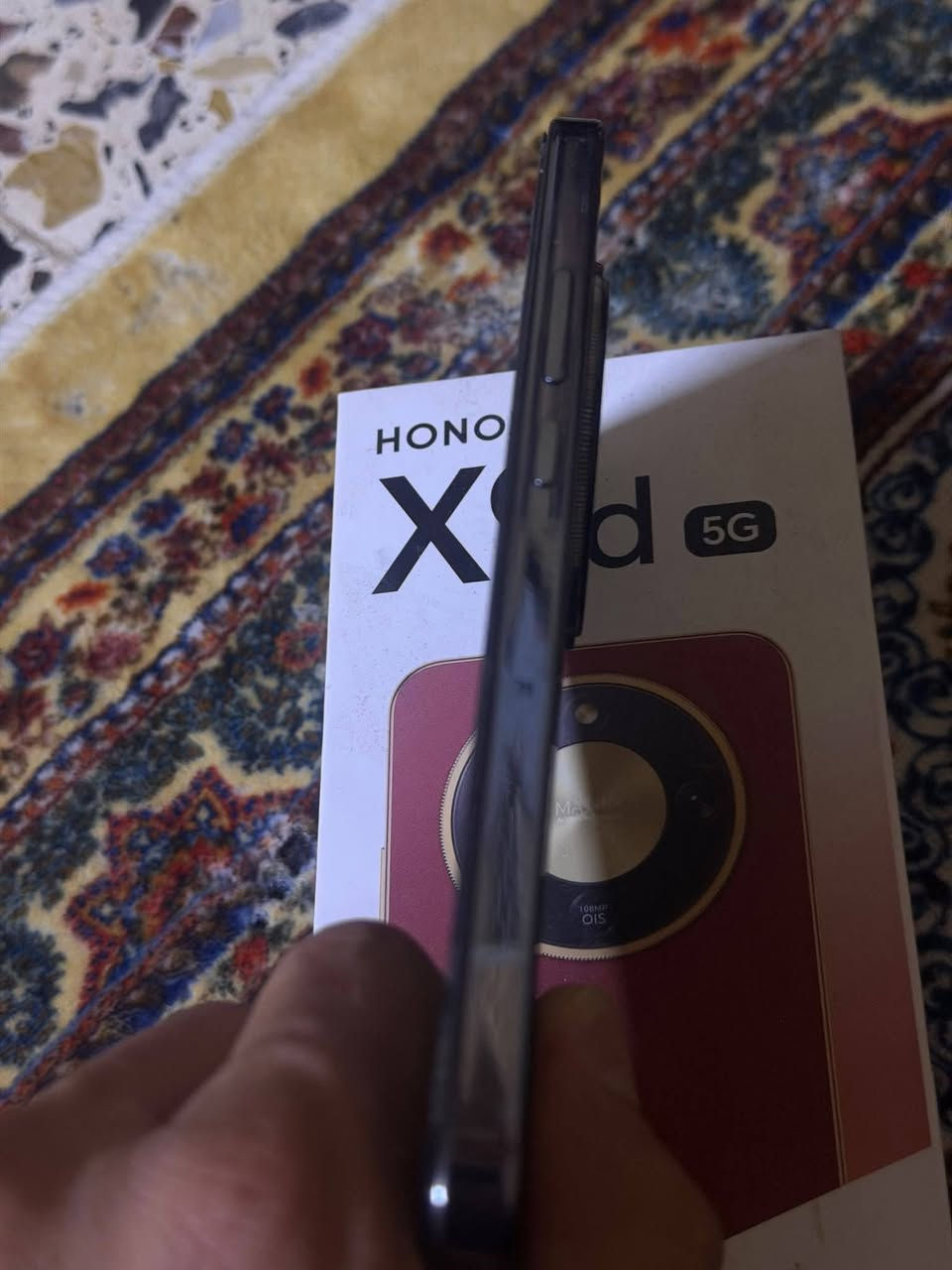 هونر x9d للبيع جهاز جديد لوك السعر 450الف

نص مكتوب في الصور:
- حول الهاتف
- المعالج المركزي
- Snapdragon 6 Gen 4
- اسم الجهاز
- HONOR X9d
- ذاكرة الوصول العشوائي
- ١٢ غيغابايت
- ١٢ غيغابايت Honor RAM
- Turbo
- بطارية السيليكون والكربون
- mAh 8300
- شاشة بتقنية حماية البصر من
- Honor
- ٢٦٤٠ X ١٢٠٠
- وحدة التخزين الداخلية
- المساحة الفارغة ١٧٠,٣٤ غيغابايت
- الإجمالي ٢٥٦ غيغابايت
- الموديل
- MTN-NX1
- 10.0.0.204(C185E10R103P1)
- الحالة
- حالة البطارية
- غير جاري الشحن
- مستوى البطارية
- ٥٦%
- الشبكة
- IMEI SV
- 10
- عنوان IP
- 192.168.0.109
- fe80::409f:9aff:febe:1568
- عنوان MAC لوحدة Wi-Fi
- C0:57:24:A5:5E:12
- عنوان البلوتوث
- لا يوجد
- الرقم التسلسلي
- AUYFVB5C19005282
- مدة تشغيل الجهاز
- ٨٣:٣٧:٥٩