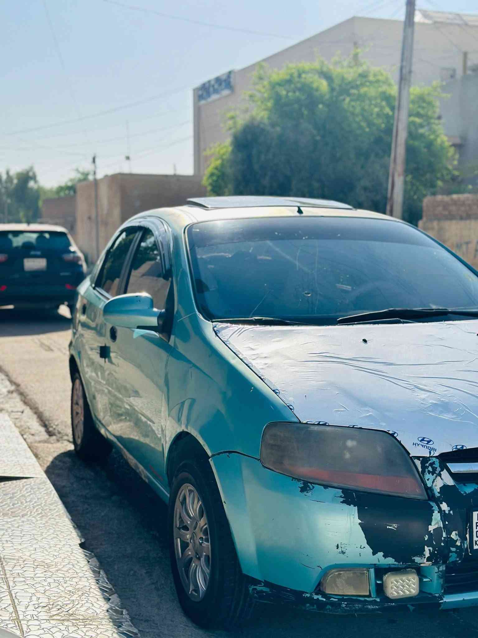 افيوو موديل 2006
السياره جاهزه من كلشي نضيفه بس ناقصها سمكره الدعاميات
شرط كير ومحرك عل ايدي
صدر امام خلفي نص عمر
السياره حبل بدون كص مكفوله من عشاير وسرقه ودوله 
السعر 20 وبيها مجال
 وترهم مراوس حسب القناعه

***********
