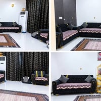 طقم كنب • نظيف جديد • ٢كبار٢صغار١وسط