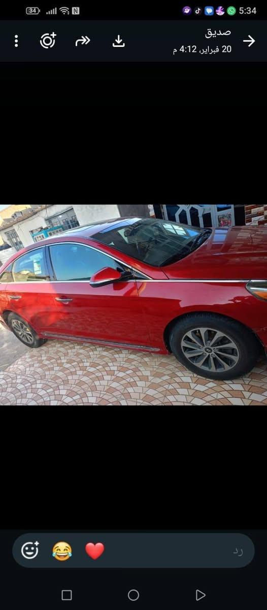 سلام عليكم سوناتا 2019 سبورت فول للبيع مستعجل
110 وبيها مجال 

مكاني واسط العزيزية موبايل ‏‪‪***********‬‬‏
