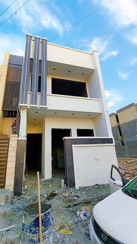 تم بعون لله اكمال واجهة بيت استاذ سرمد في بغداد الدوره استفسار 0776194...