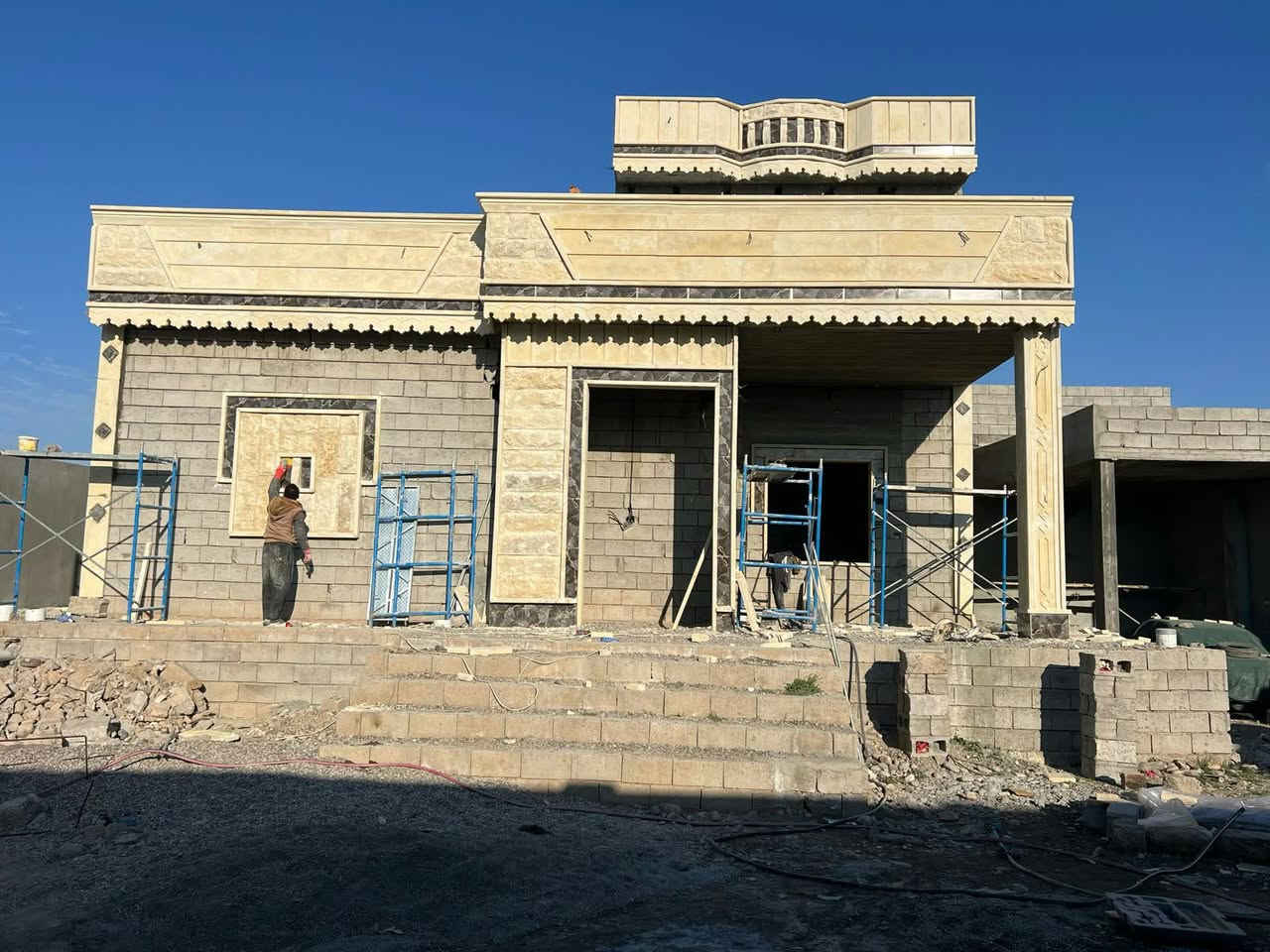حجر حلان • كادر حجر • حفر ودرز