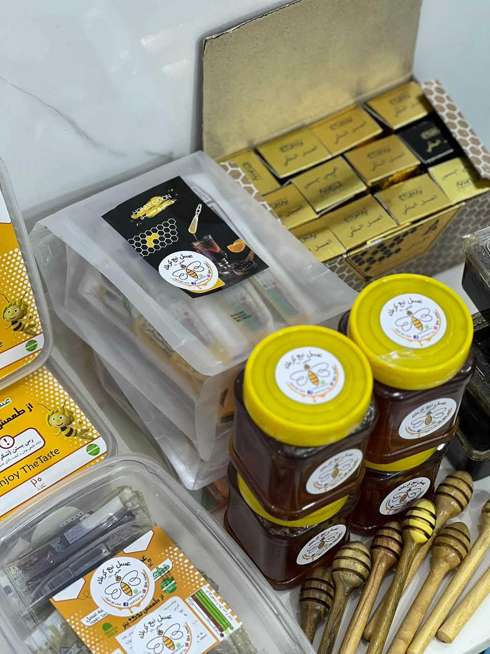 عسل السدر • طبيعي • توصيل لجميع المحافظات