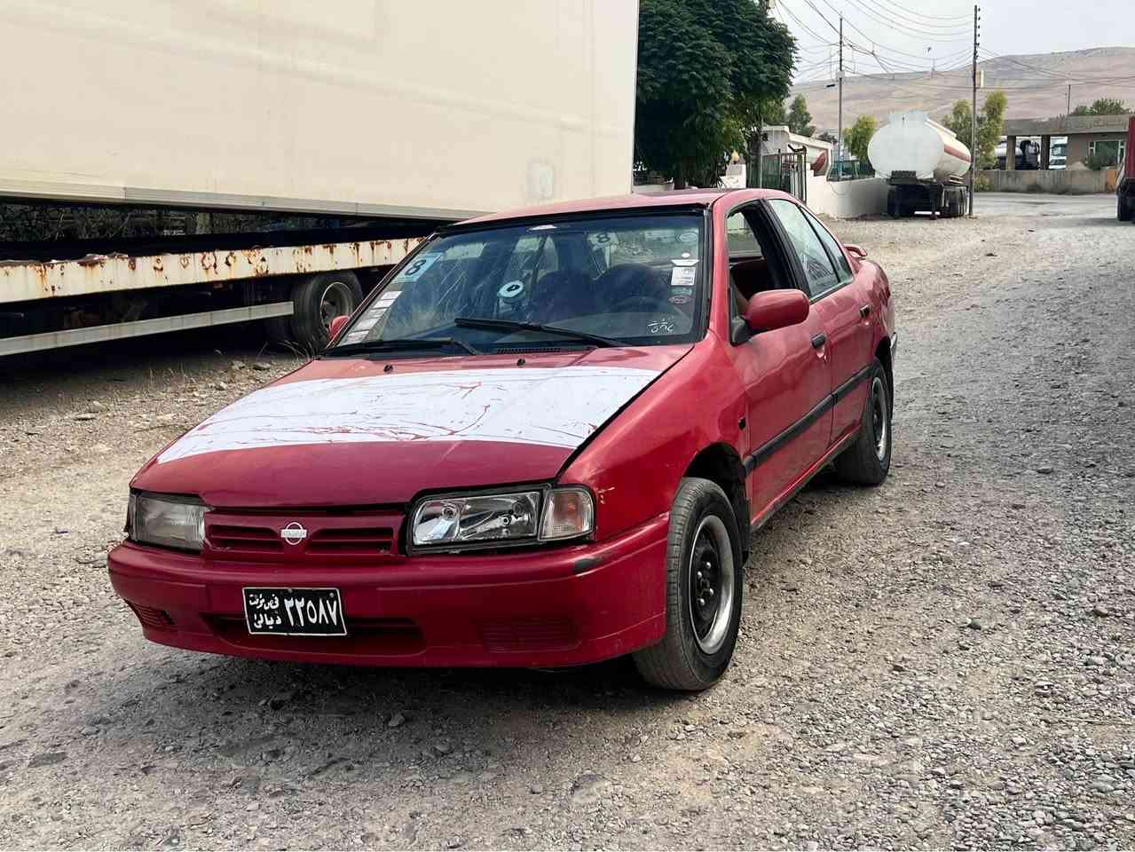 نيسان سەنی مۆدیل ١٩٩٤گێرومەکینەی بئ عەیبە سەنەوی جنوب بەشەرتی ئەوەلیات و حاسیبە گیر عادی سەیارە کە پێشی کەمیک شلە 
سعری ١٢$مەجالئ کەم 
***********
*********** شمشمل, السليمانية
